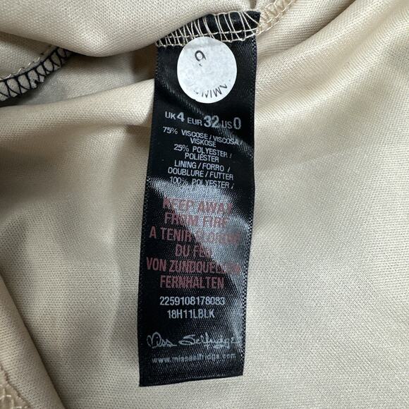 Vintage Miss Selfridge Lace Peplum Top XS Black Sheer Y2K Coquette Goth Tank - Picture 10 of 10